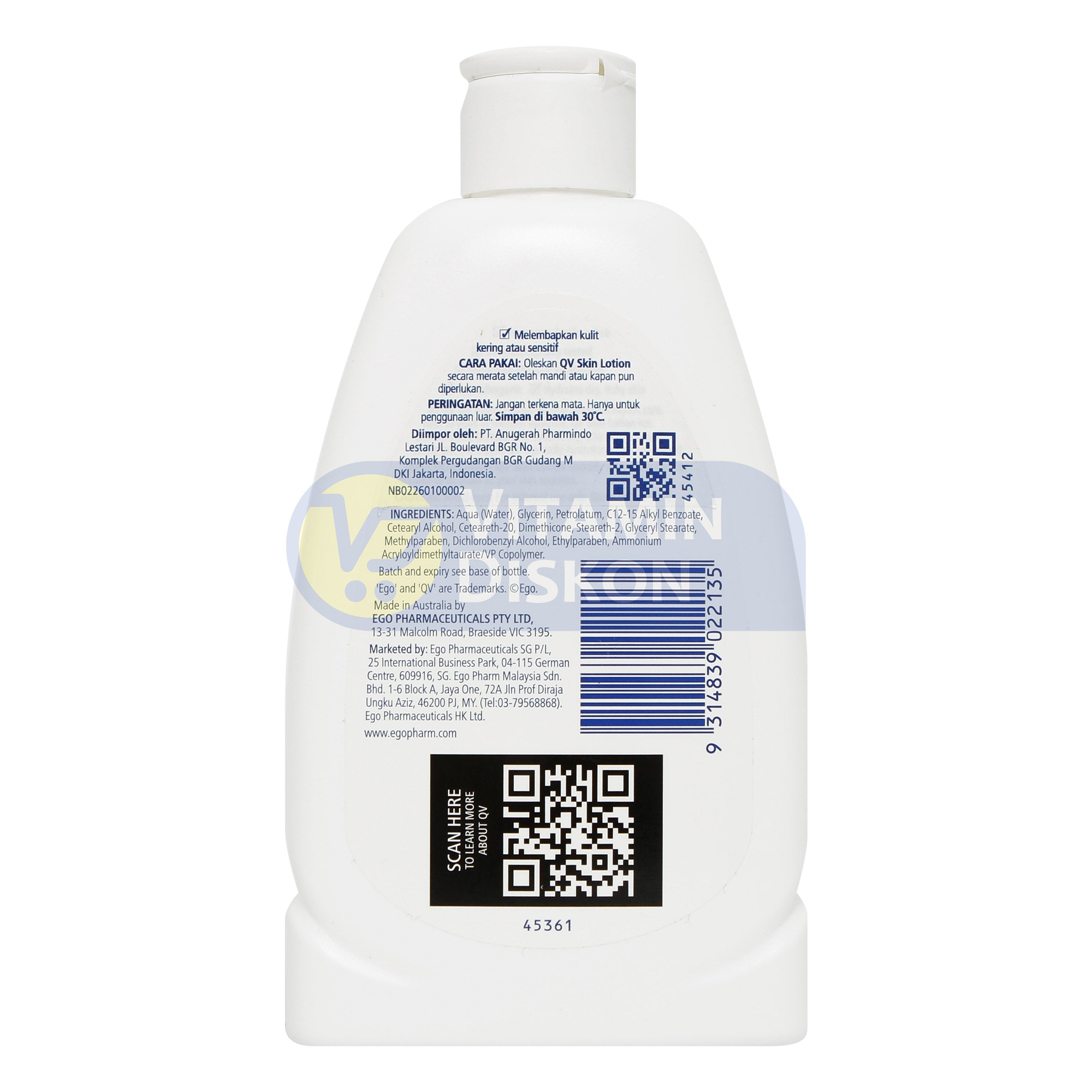 QV SKIN LOTION 250ML BPOM