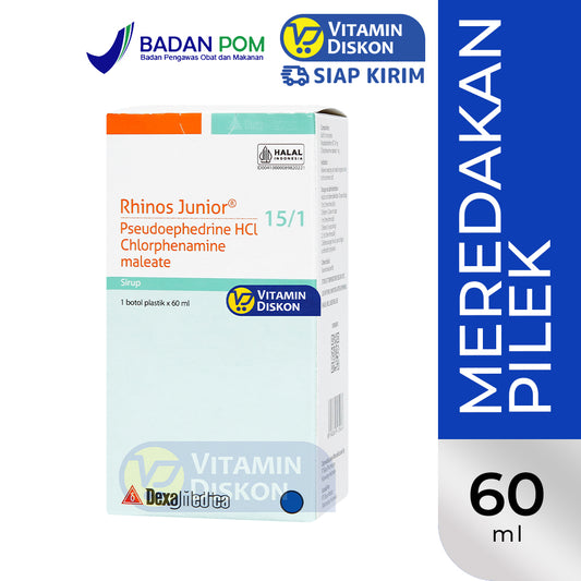 RHINOS JUNIOR SYRUP 60ML