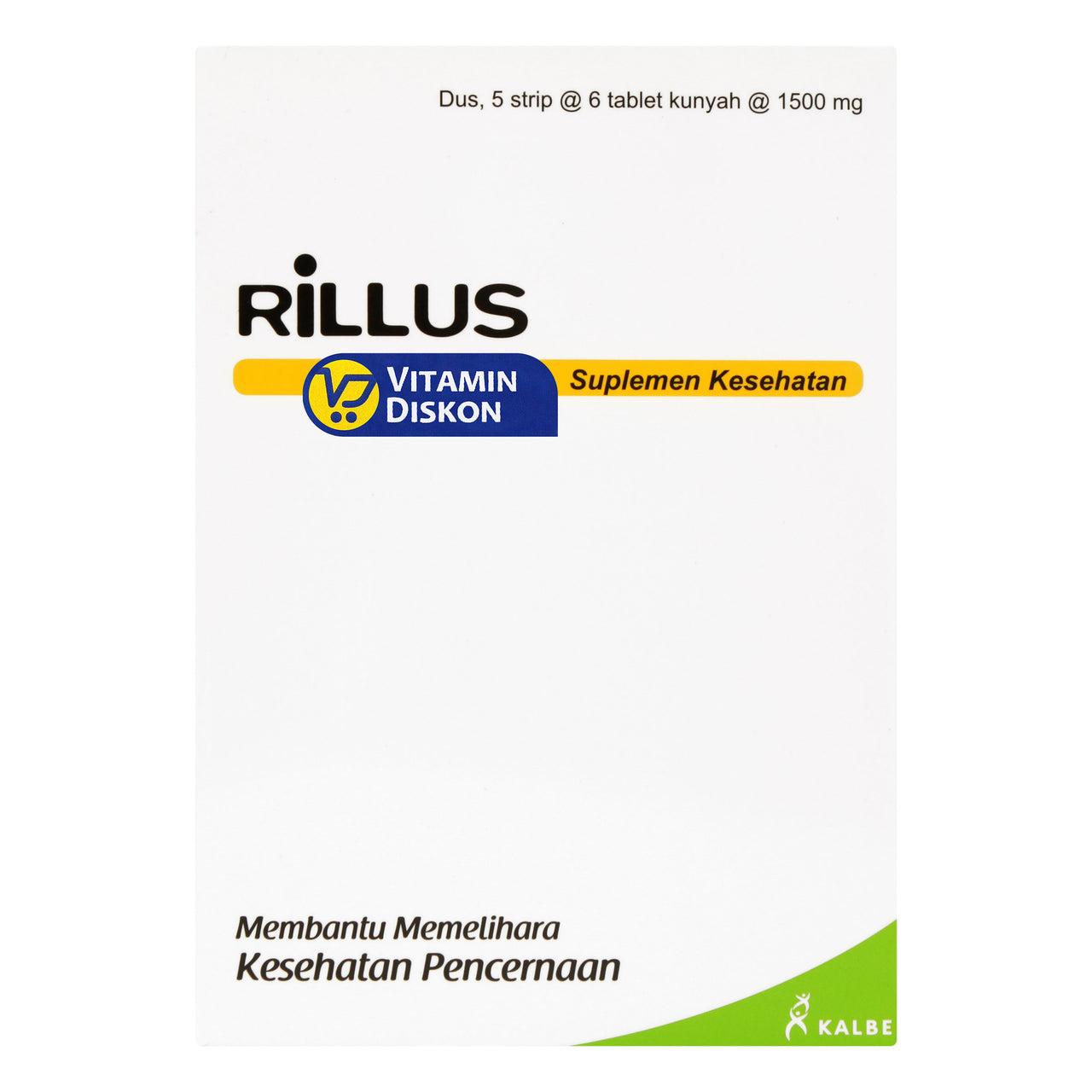 RILLUS SUPLEMEN MAKANAN 1 BOX ISI 5 STRIP