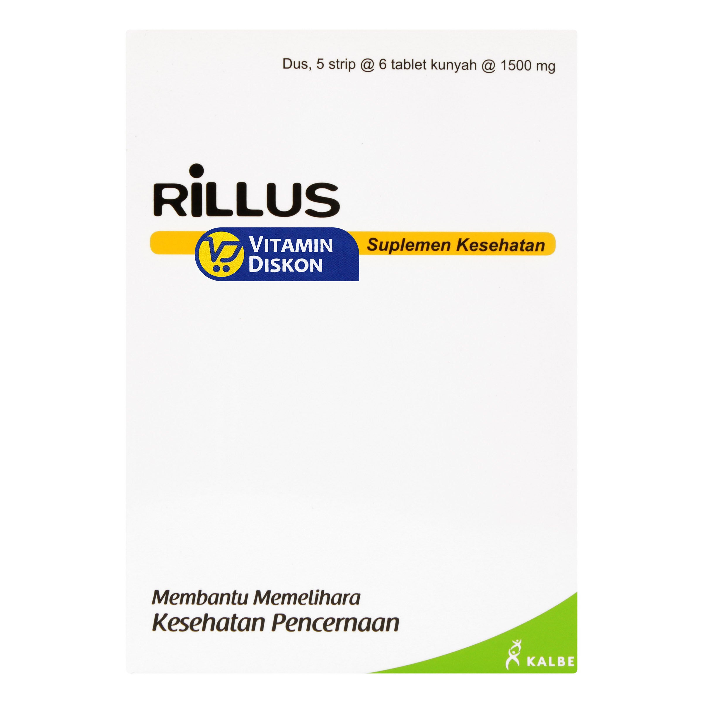 RILLUS SUPLEMEN MAKANAN 1 BOX ISI 5 STRIP