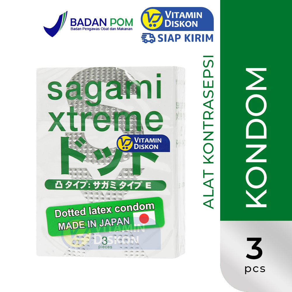 SAGAMI XTREME DOTTED ISI 3 PCS