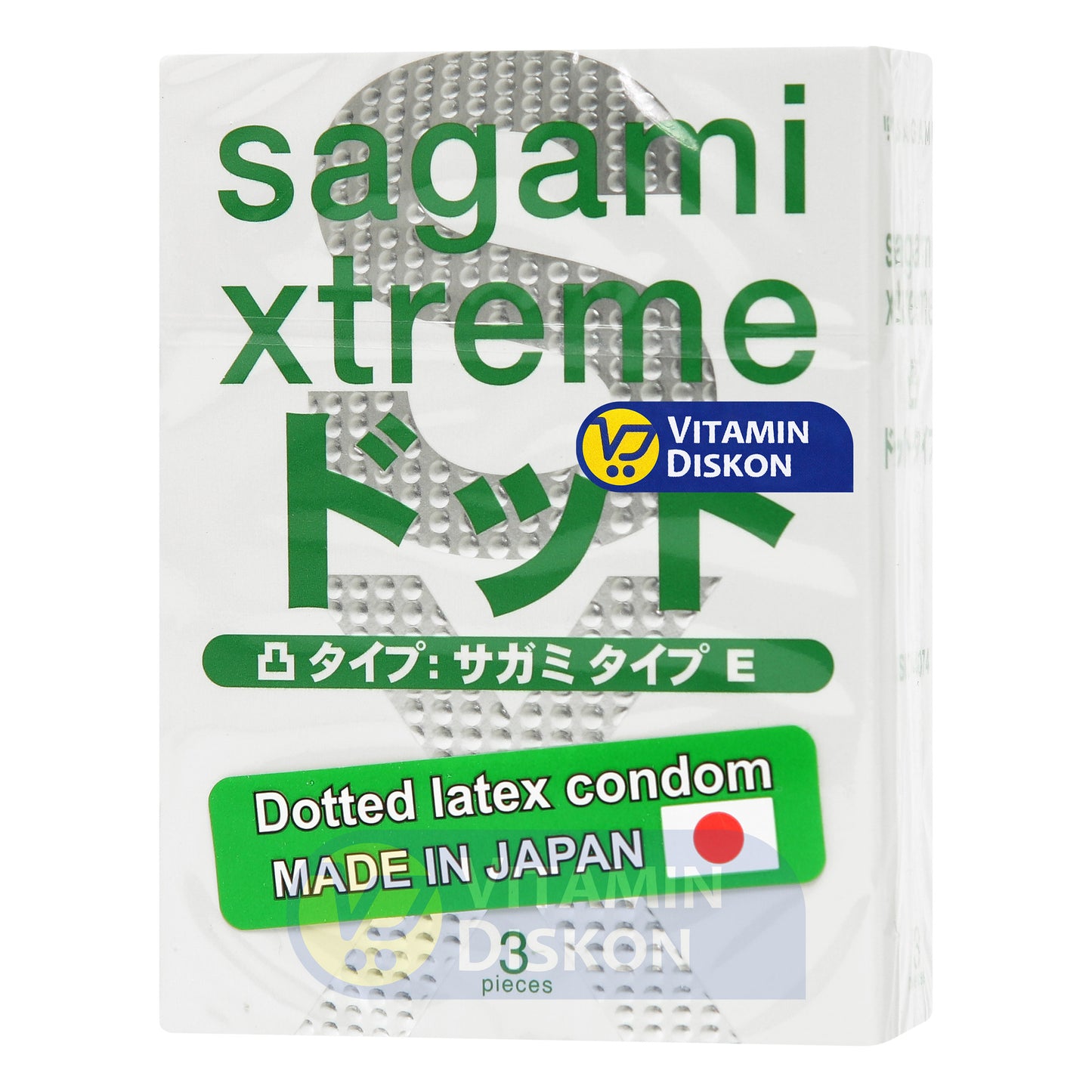SAGAMI XTREME DOTTED ISI 3 PCS