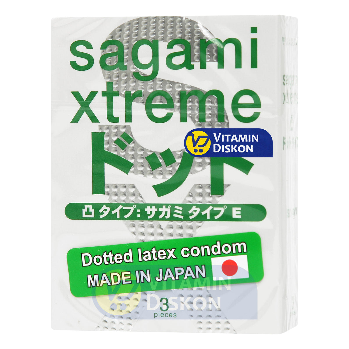 SAGAMI XTREME DOTTED ISI 3 PCS