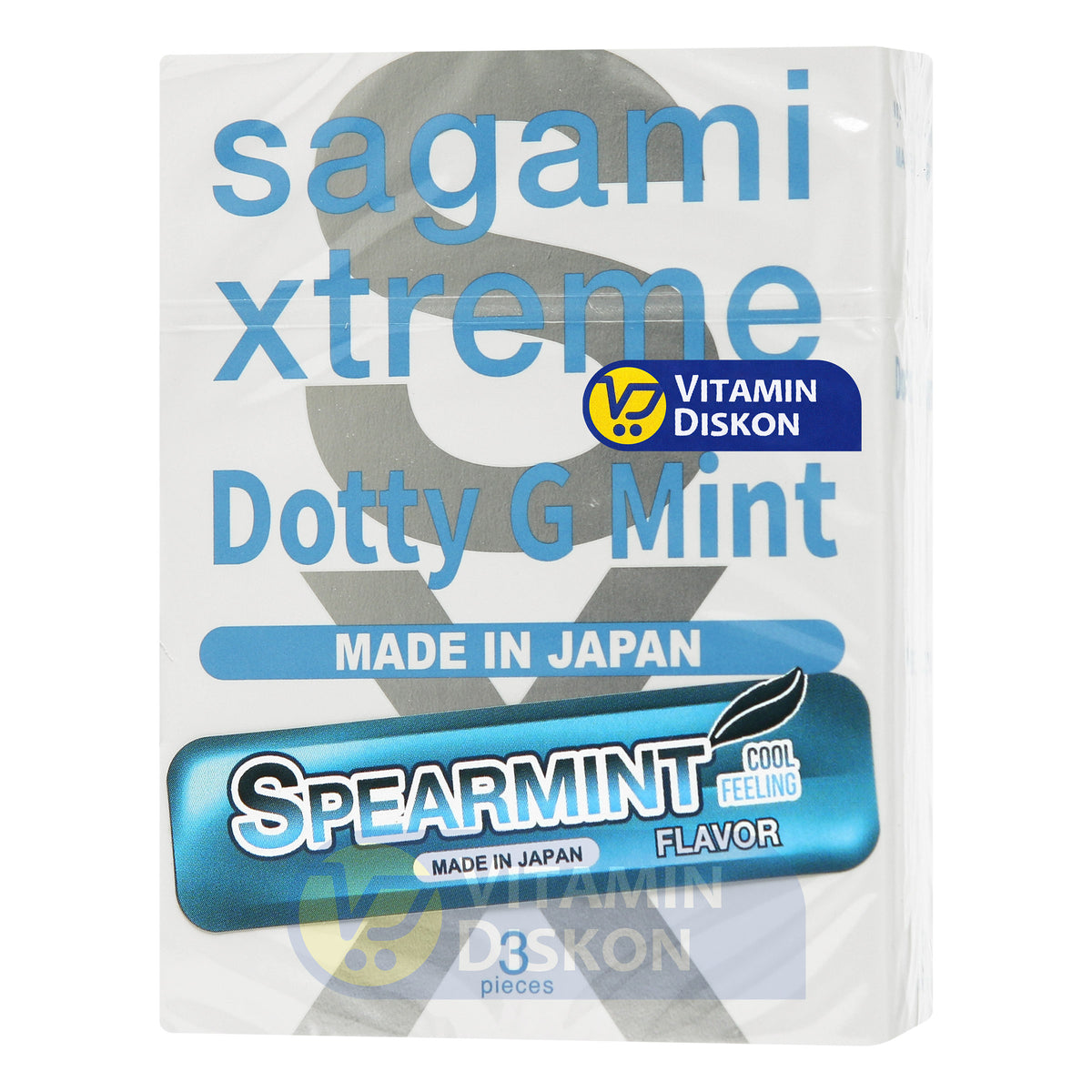 SAGAMI XTREME DOTTY G MINT SPEARMINT ISI 3 PCS