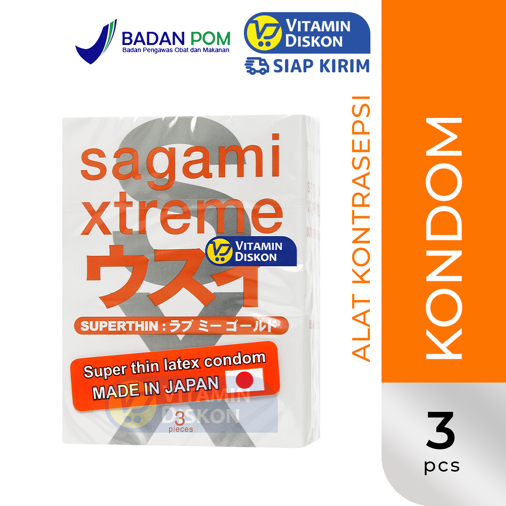SAGAMI XTREME SUPERTHIN ISI 3 PCS