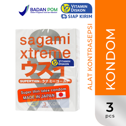 SAGAMI XTREME SUPERTHIN ISI 3 PCS