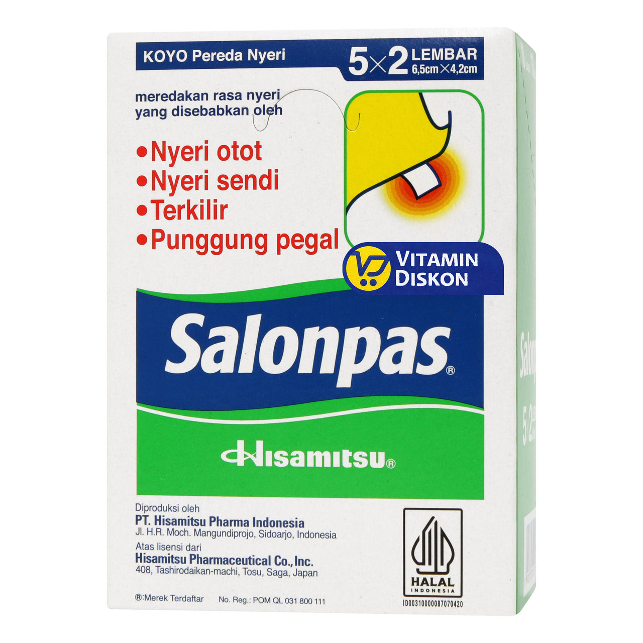 SALON PAS KOYO PEREDA NYERI 5 X 2 LEMBAR