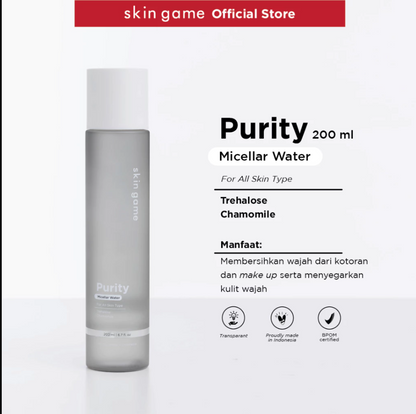 SKIN GAME PURITY MICELLAR WATER 200 ML