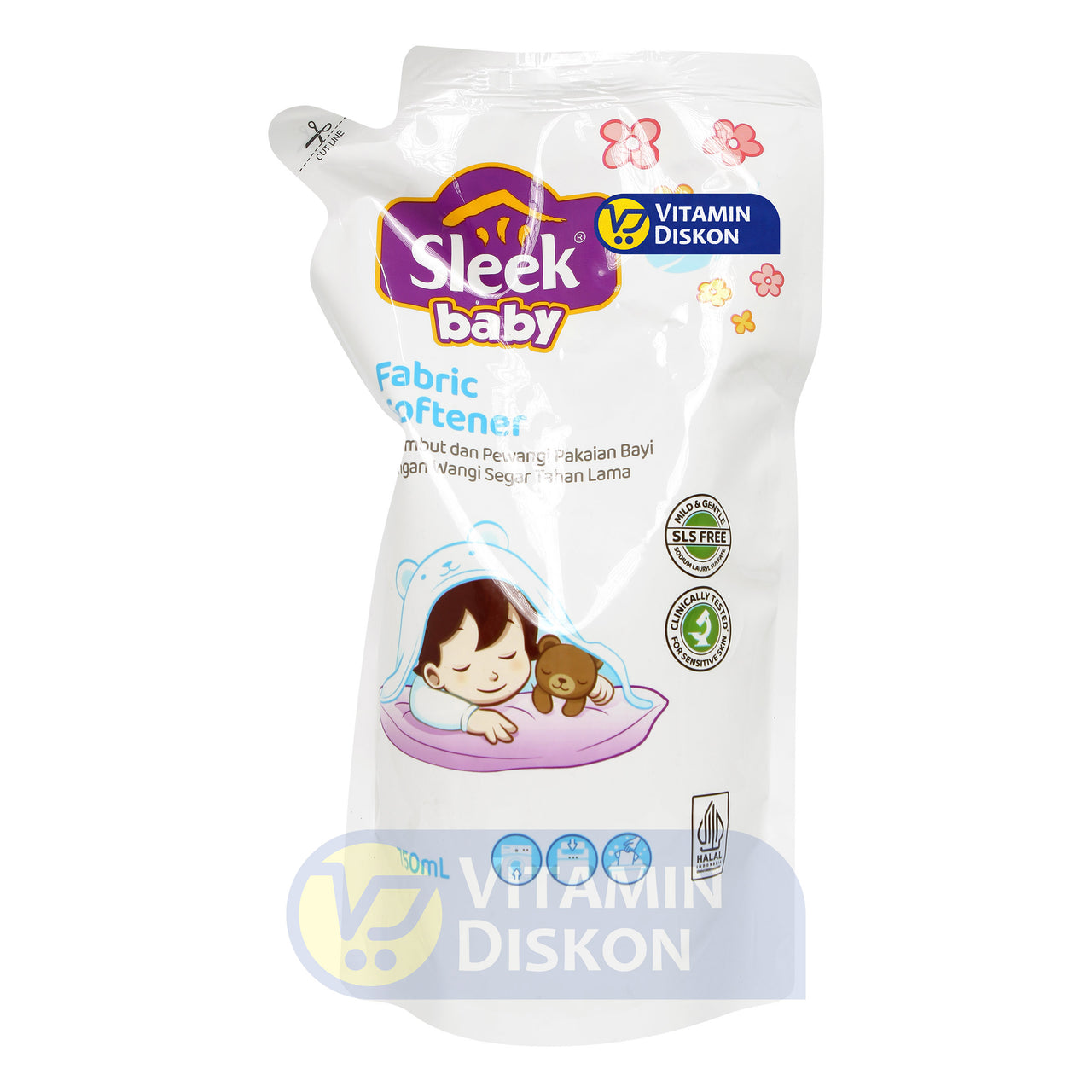 SLEEK BABY FABRIC SOFTENER POUCH 750ML