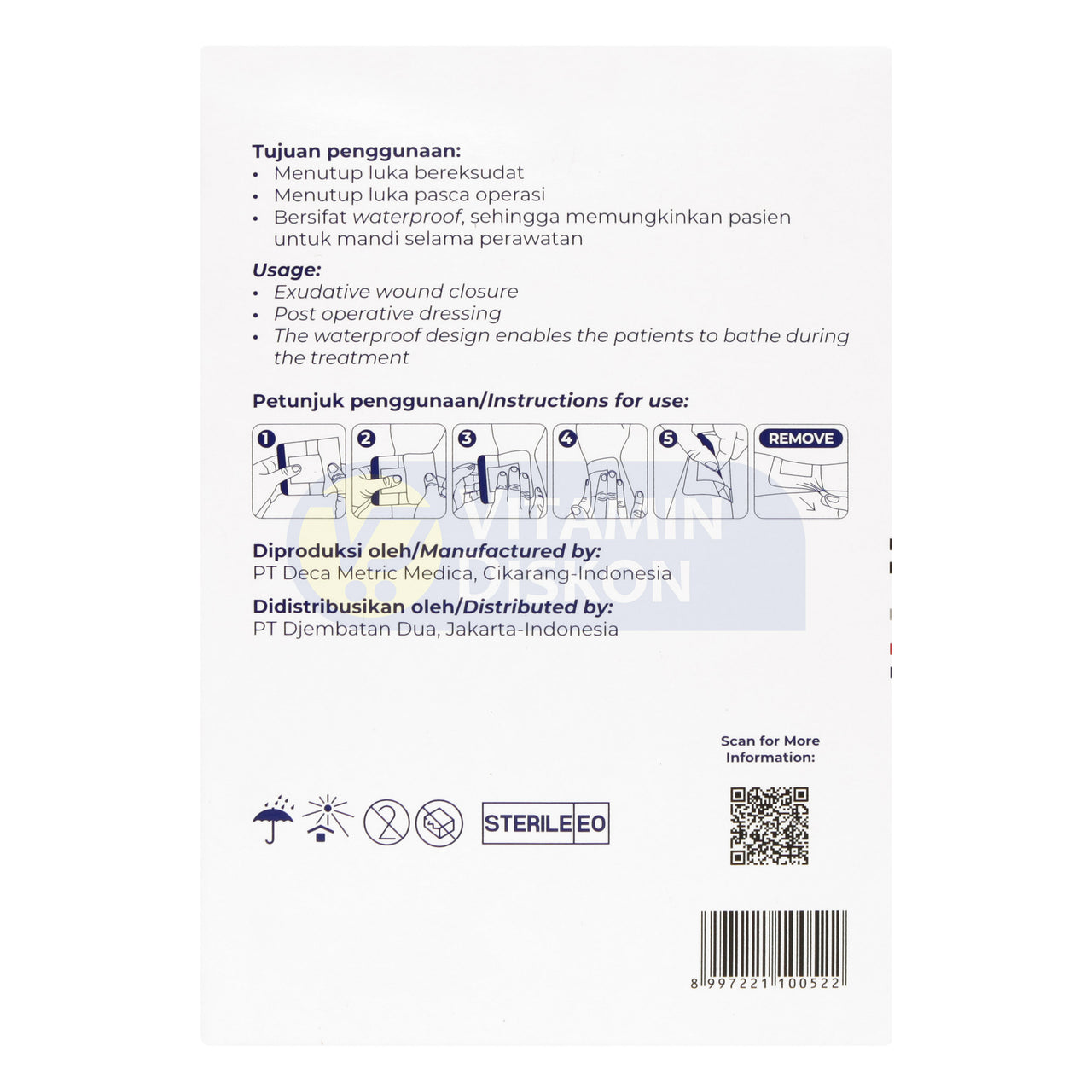 STARDEC DECAMED-T 5 CM X 7 CM