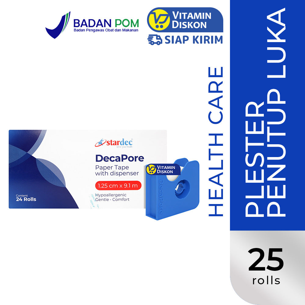 STARDEC DECAPORE WITH DISPENSER 1,25 CM X 9,1 M 24 ROLL