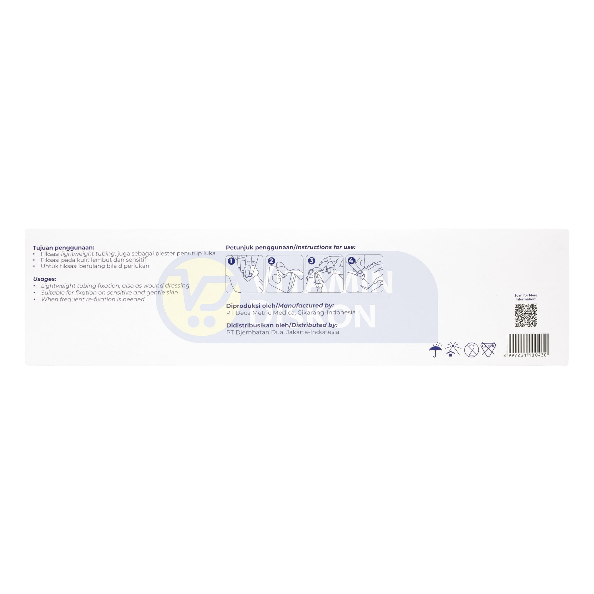STARDEC DECAPORE WITH DISPENSER 1,25 CM X 9,1 M 24 ROLL