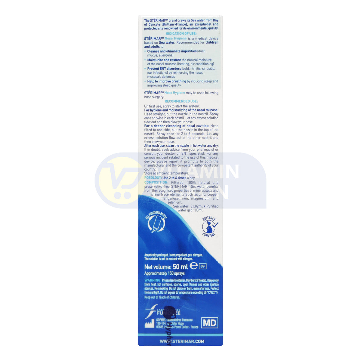 STERIMAR NOSE HYGIENE 50ML