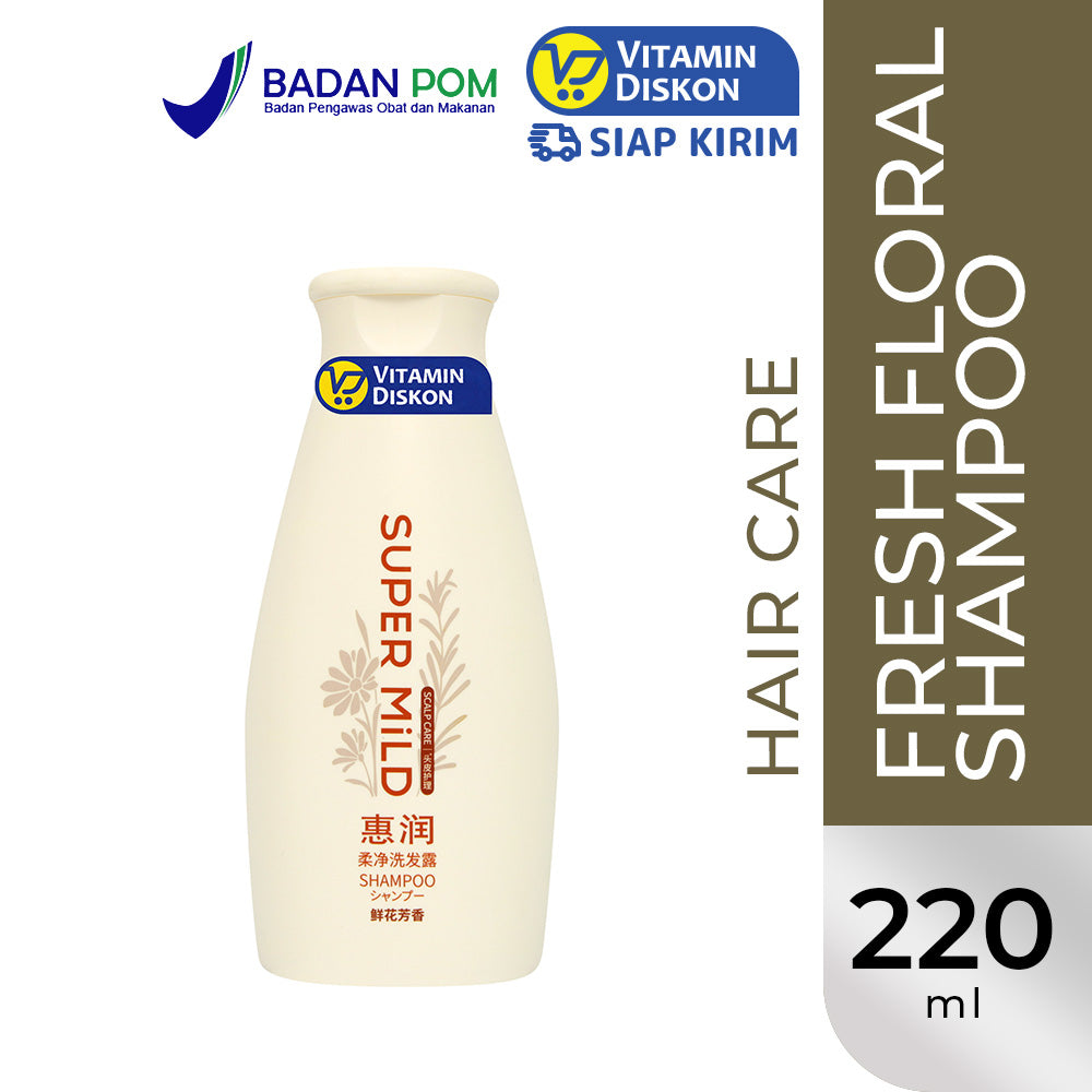 SUPER MILD FRESH FLORAL SHAMPOO 220 ML