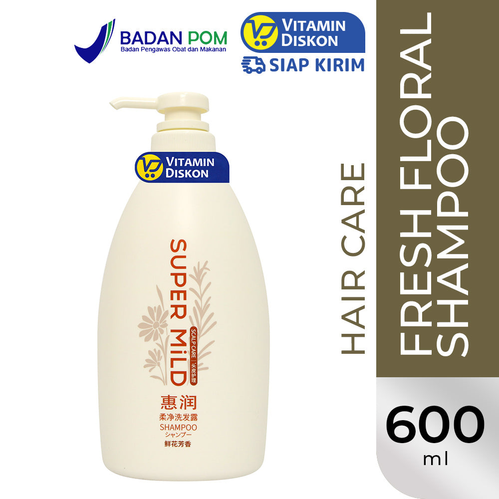 SUPER MILD FRESH FLORAL SHAMPOO 600 ML