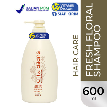 SUPER MILD FRESH FLORAL SHAMPOO 600 ML