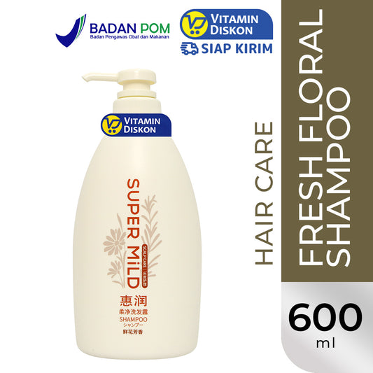 SUPER MILD FRESH FLORAL SHAMPOO 600 ML