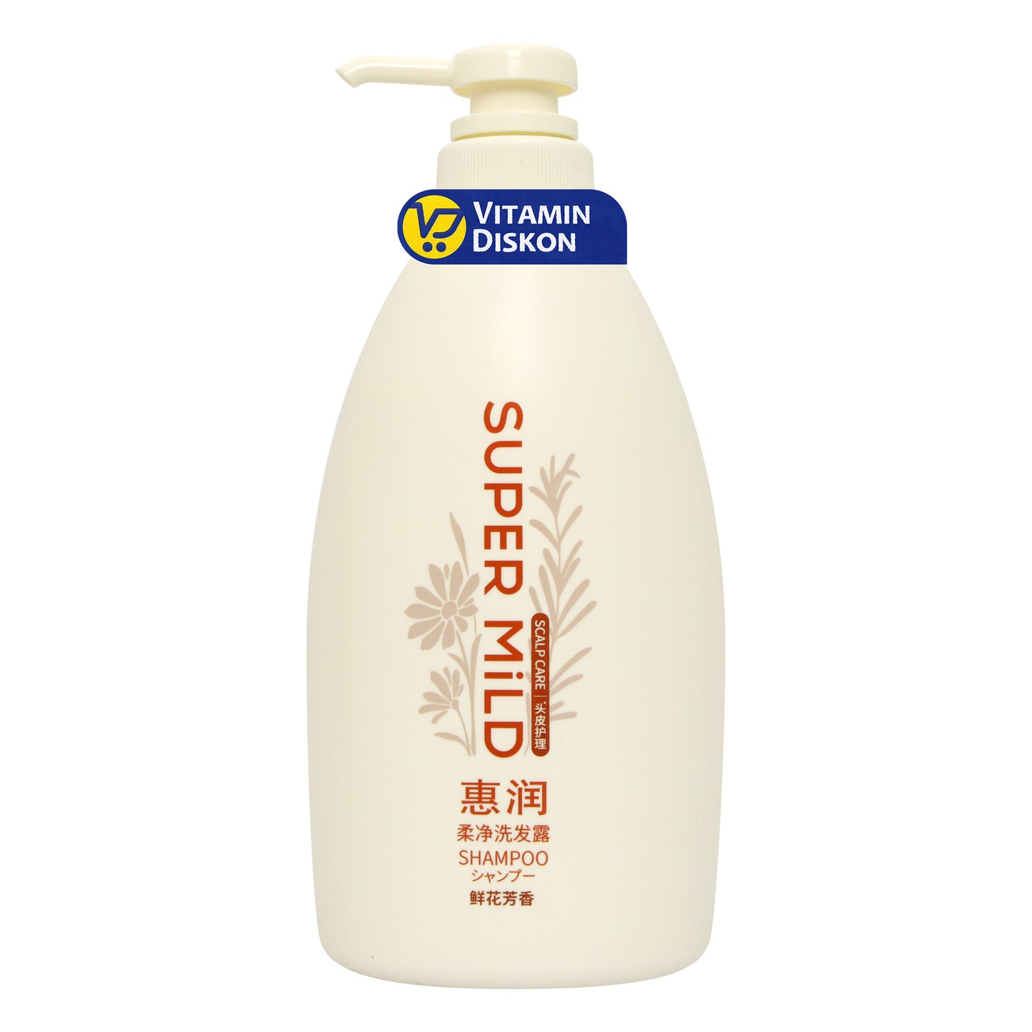 SUPER MILD FRESH FLORAL SHAMPOO 600 ML