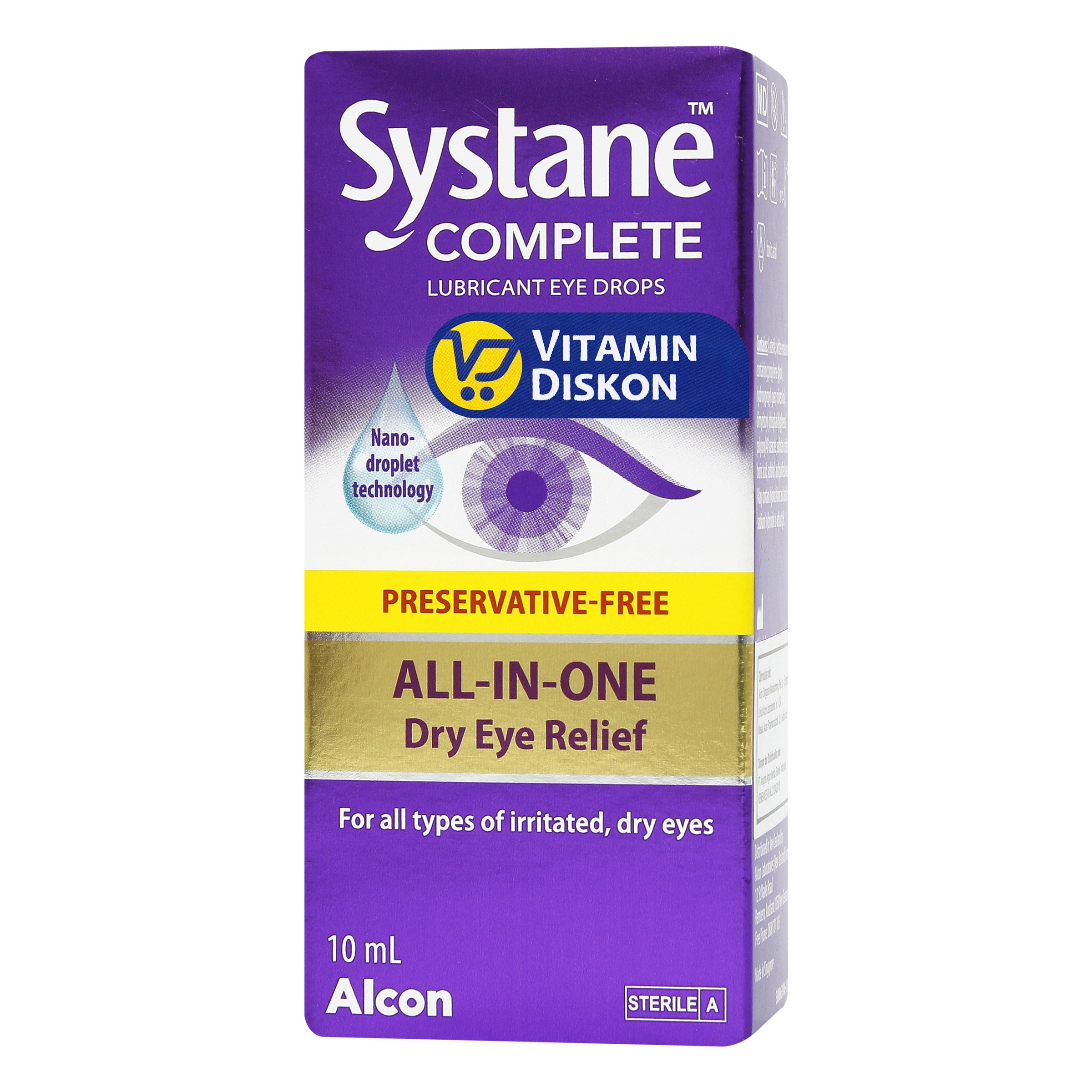 SYSTANE COMPLETE MDPF LUBRICANT EYE DROPS 10ML