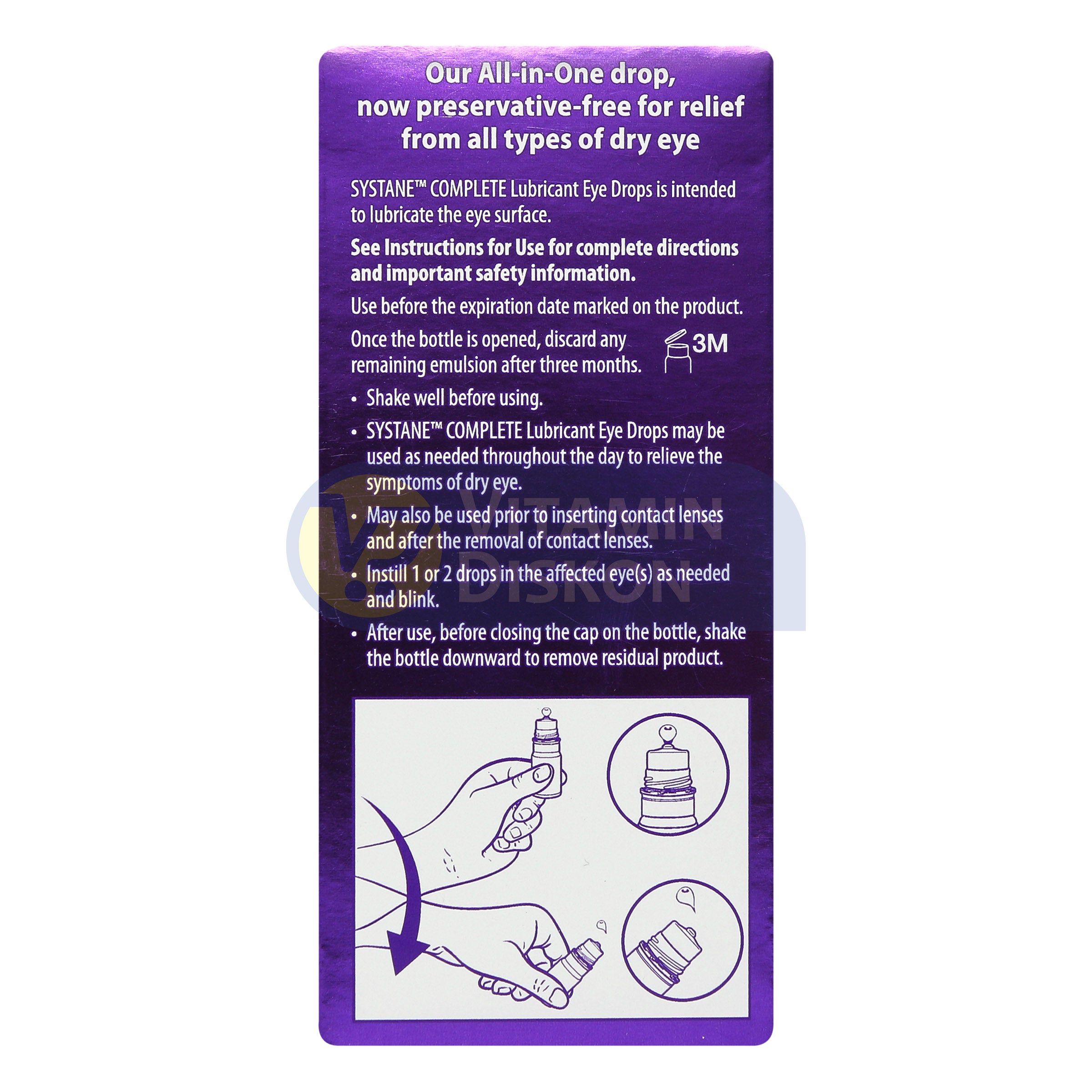 SYSTANE COMPLETE MDPF LUBRICANT EYE DROPS 10ML