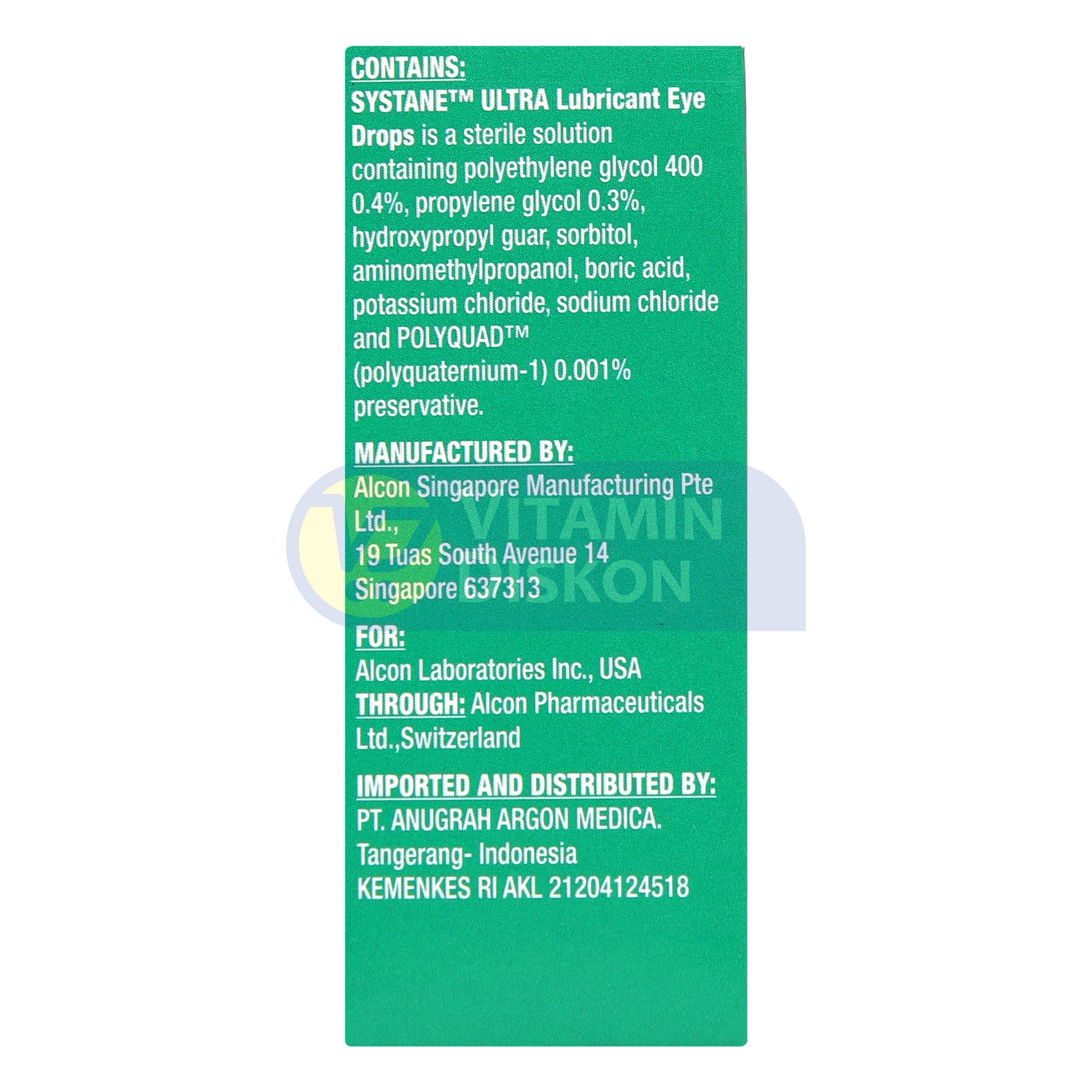 SYSTANE ULTRA LUBRICATING EYE DROPS - 5ML