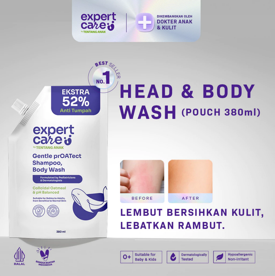 EXPERT CARE DAILY PROATECT SHAMPOO AND BODY WASH 380 ML