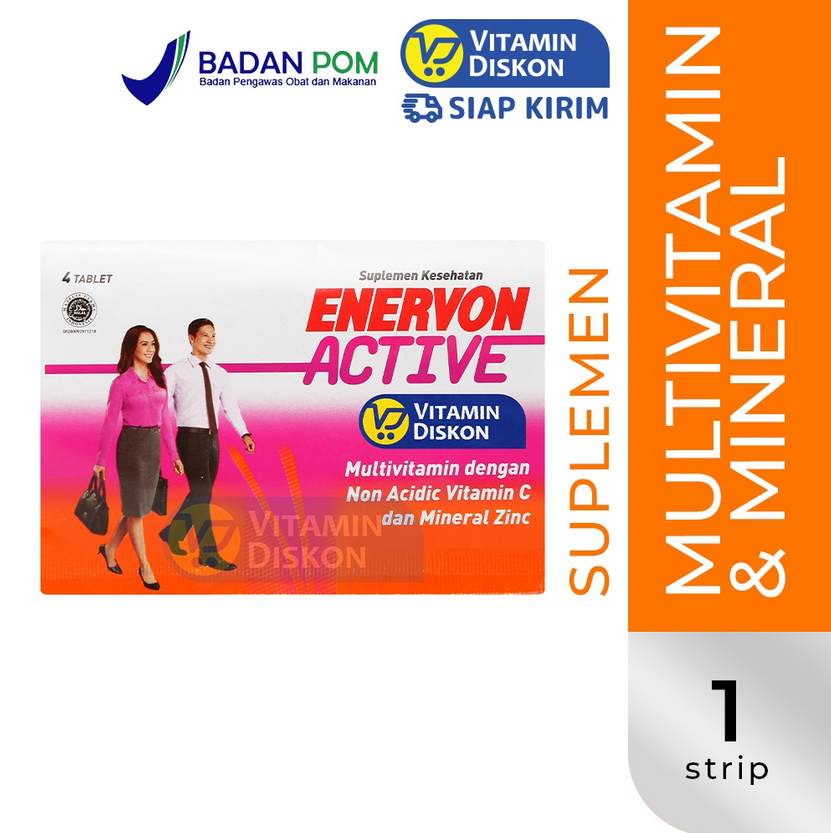 ENERVON ACTIVE 1 STRIP ISI 4 TABLET