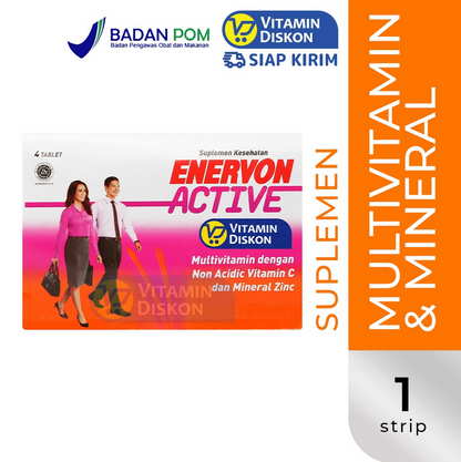 ENERVON ACTIVE 1 STRIP ISI 4 TABLET