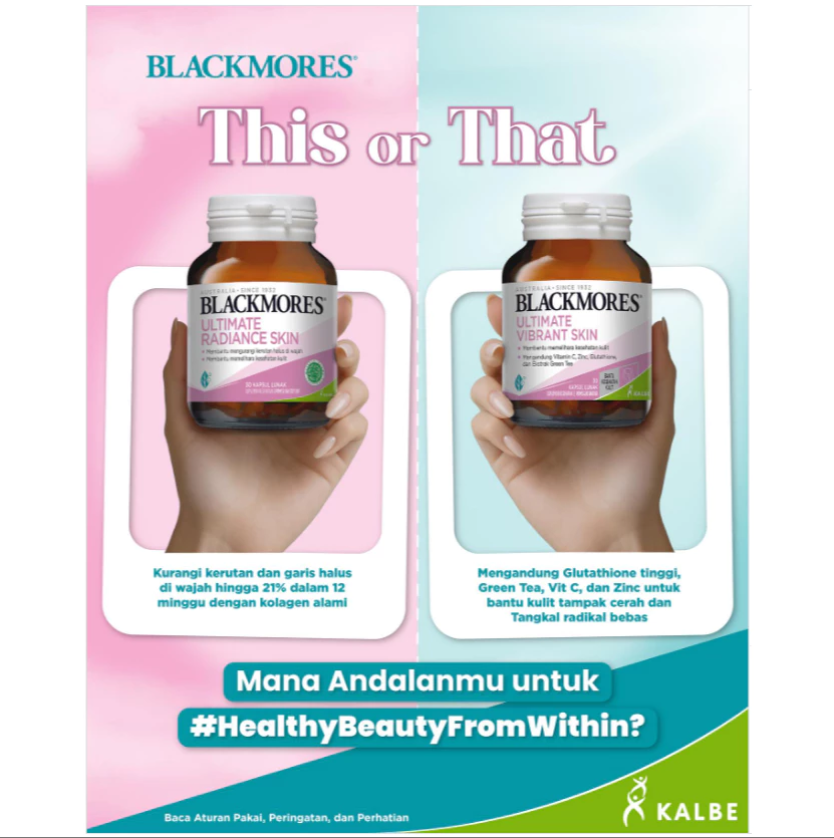 BLACKMORES ULTIMATE RADIANCE SKIN BPOM KALBE - 30 CAPS
