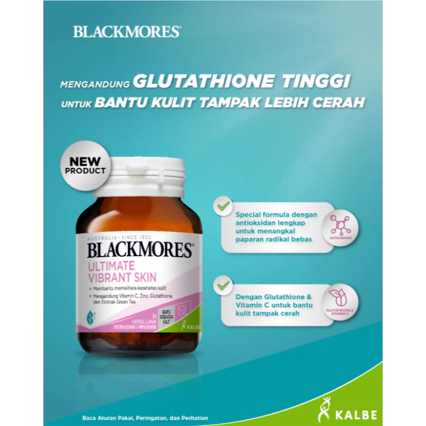 BLACKMORES ULTIMATE RADIANCE SKIN BPOM KALBE - 30 CAPS