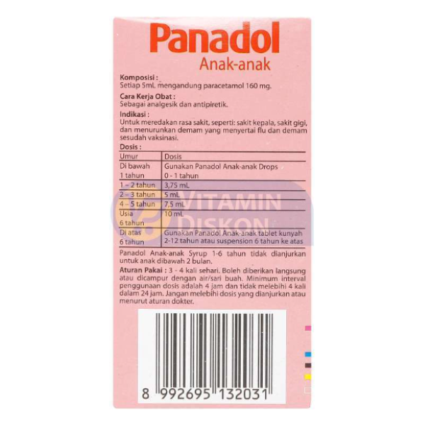 PANADOL KIDS SYRUP 30 ML