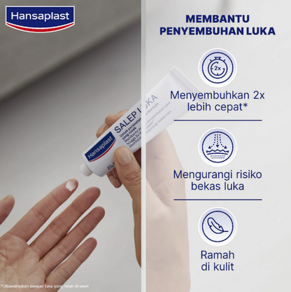 HANSAPLAST SALEP LUKA UNTUK PERAWATAN LUKA DAN KULIT YANG RUSAK 20 GR
