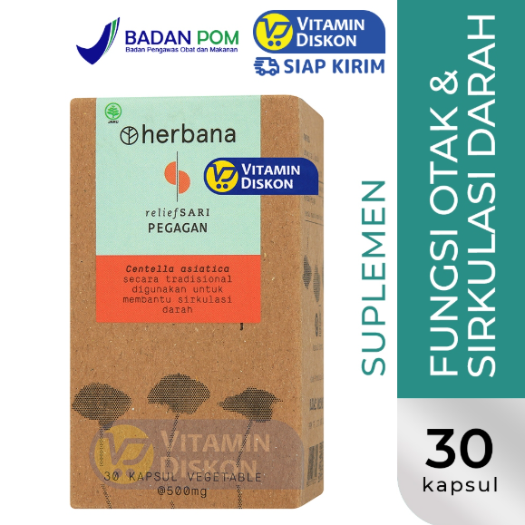 HERBANA RELIEF SARI PEGAGAN 30 KAPSUL