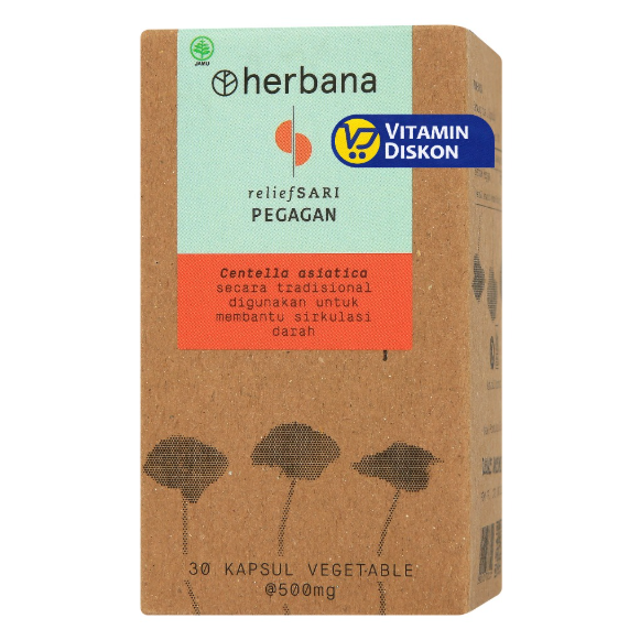 HERBANA RELIEF SARI PEGAGAN 30 KAPSUL