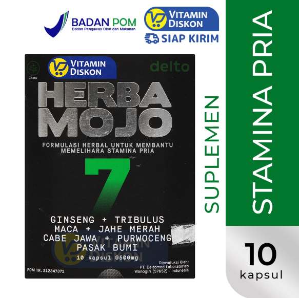 HERBA MOJO 7 1 STRIP ISI 10 KAPSUL