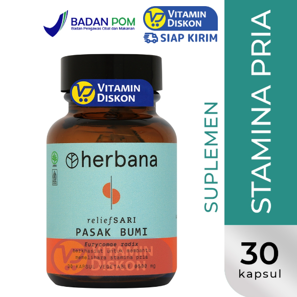 HERBANA RELIEF SARI PASAK BUMI 30 KAPSUL