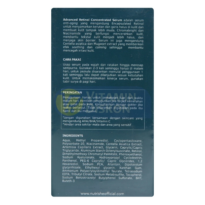 NUTRISHE ADVANCED RETINOL CONCENTRATED SERUM X DANANG WISNU