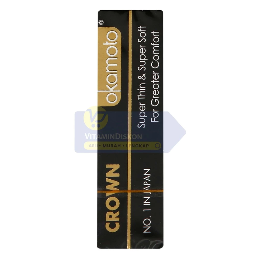 Okamoto Crown Super Thin & Super Soft BPOM 3's