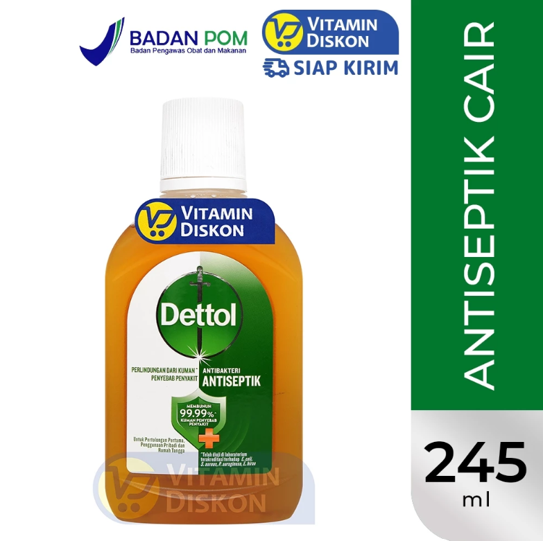 DETTOL ANTISEPTIK CAIR - 245 ML