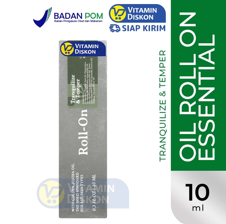 TERAMU OIL ROLL ON ESSENTIAL TRANQUILIZE AND TEMPER - 10ML