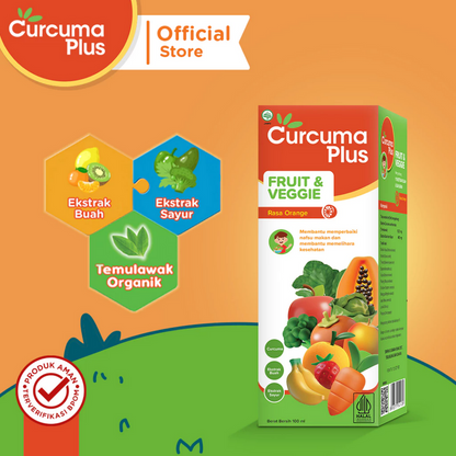 CURCUMA PLUS FRUIT AND VEGIE ORANGE - 100 ML
