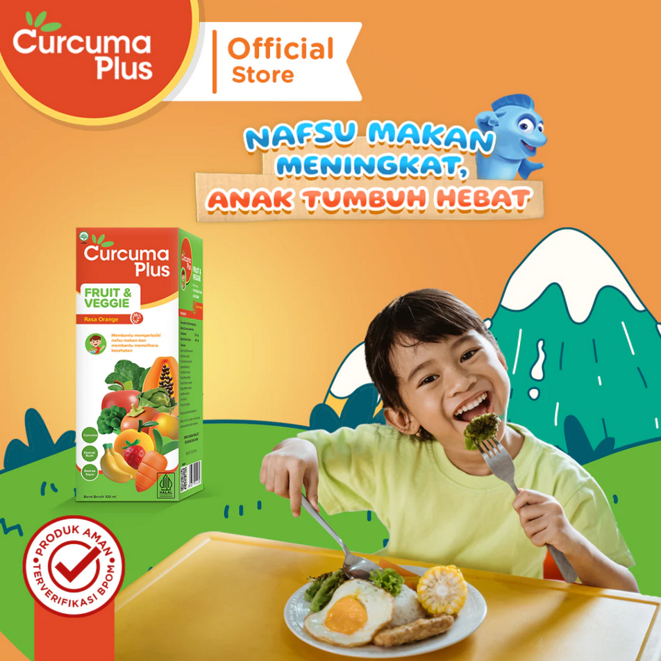 CURCUMA PLUS FRUIT AND VEGIE ORANGE - 100 ML