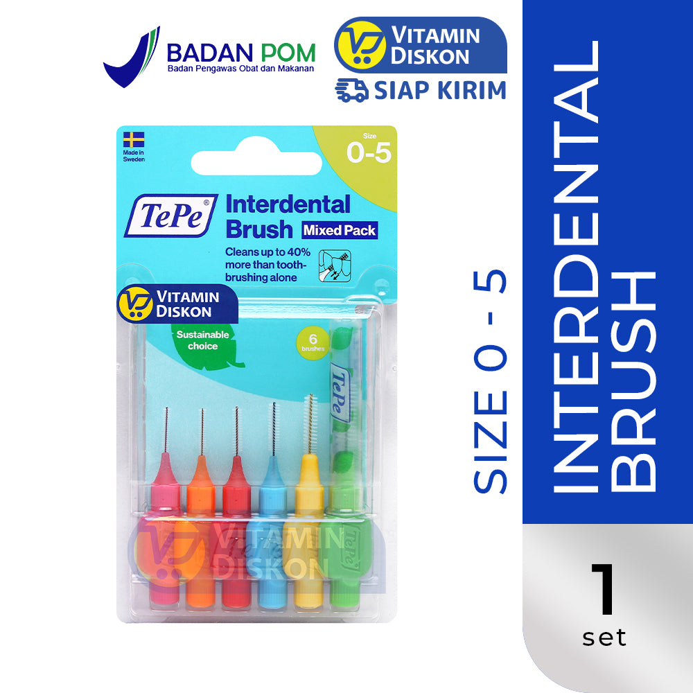 TEPE INTERDENTAL BRUSH ORIGINAL MIXED