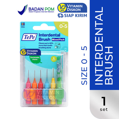 TEPE INTERDENTAL BRUSH ORIGINAL MIXED
