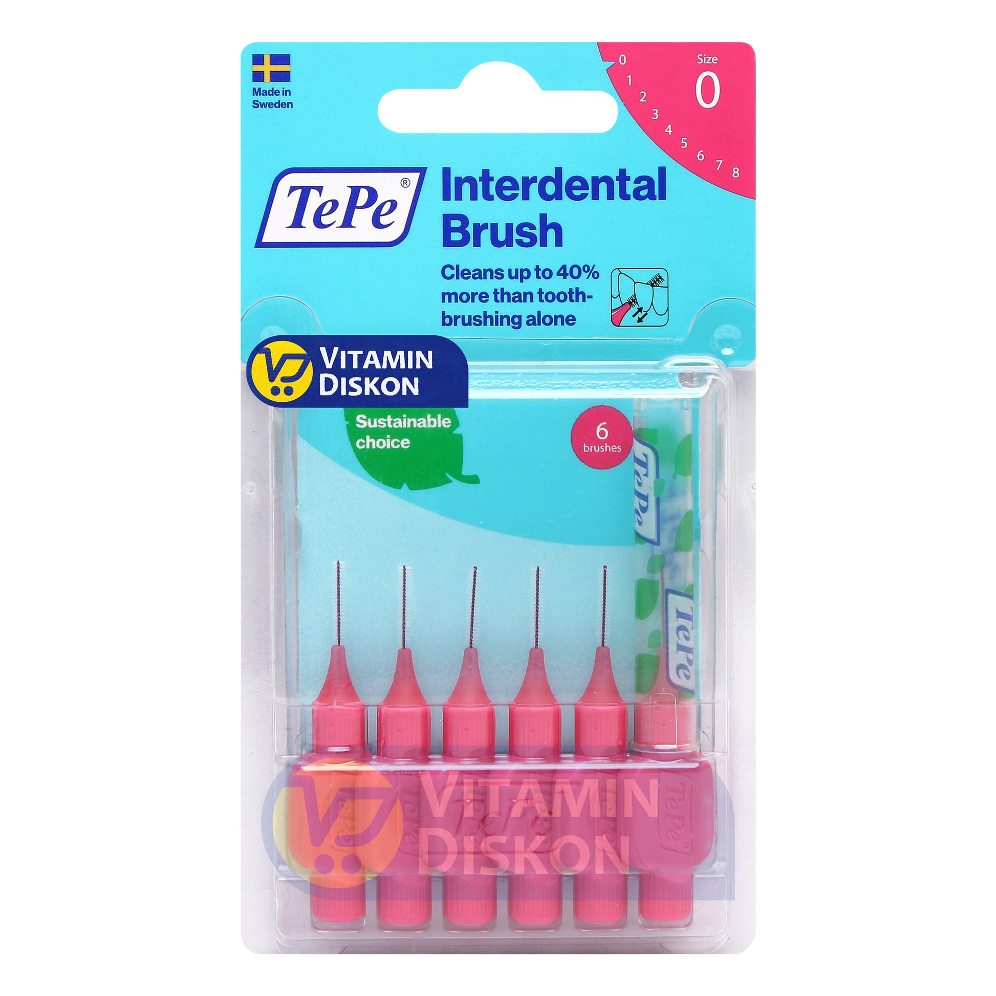 TEPE INTERDENTAL BRUSH ORIGINAL PINK