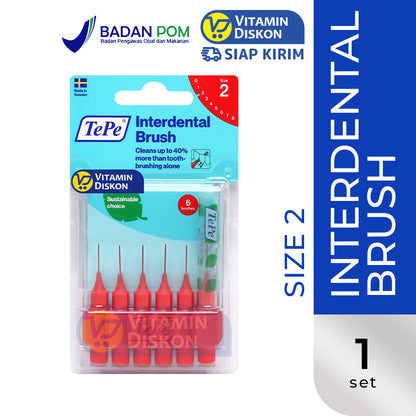 TEPE INTERDENTAL BRUSH ORIGINAL RED
