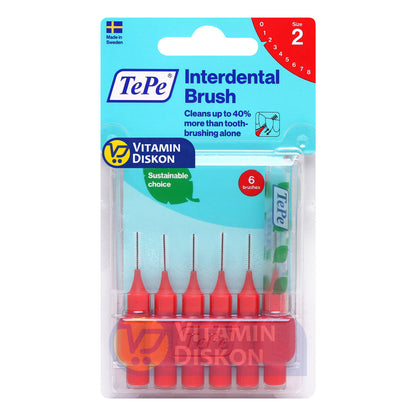 TEPE INTERDENTAL BRUSH ORIGINAL RED