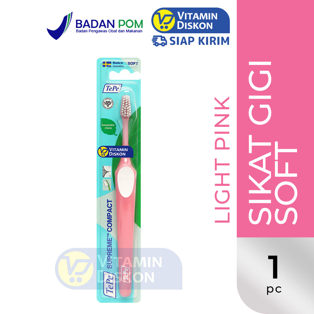 TEPE SUPREME COMPACT SIKAT GIGI PREMIUM VARIAN LIGHT PINK