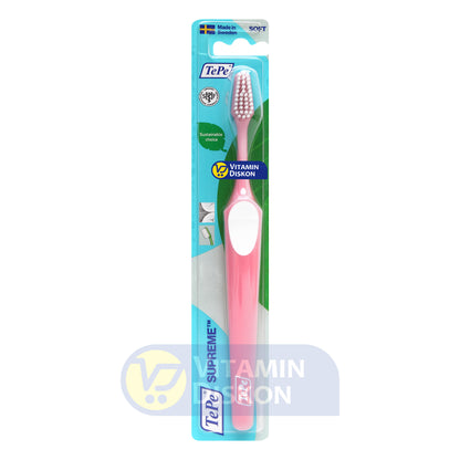 TEPE SUPREME REGULAR SIKAT GIGI PREMIUM VARIAN LIGHT PINK