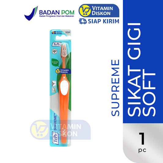 TEPE SUPREME REGULAR SIKAT GIGI PREMIUM VARIAN ORANGE